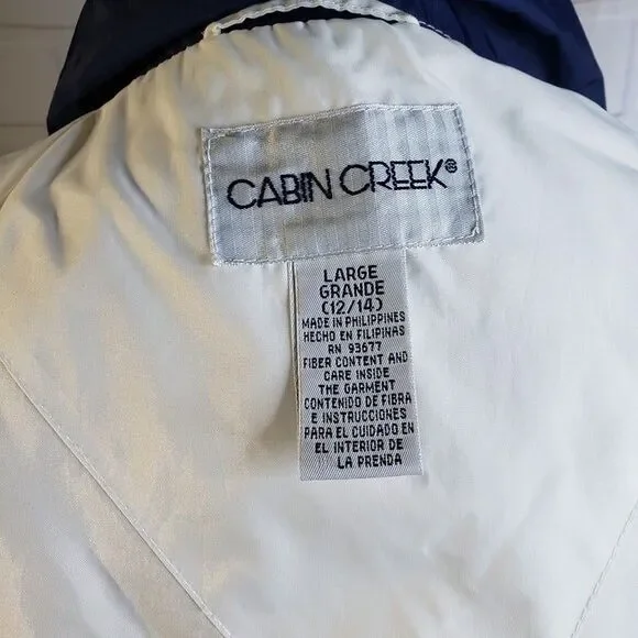 Vintage Unisex White Nylon Rain Jacket XL 2XL XXL Coat Zip & Snap Oversized - Picture 8 of 11